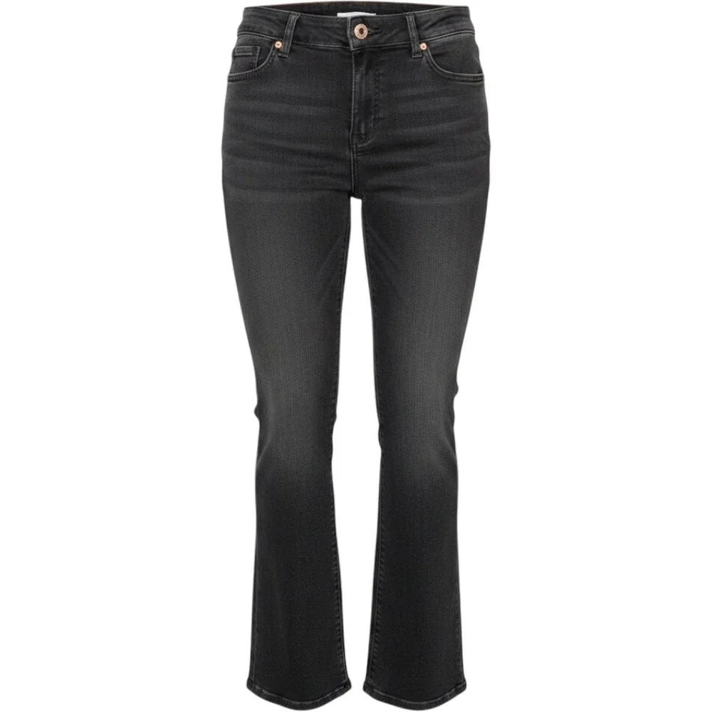 Riders by Lee‎ Jeans Womens 14L Black Mid Rise Bootcut Faded Casual Y2K Classic